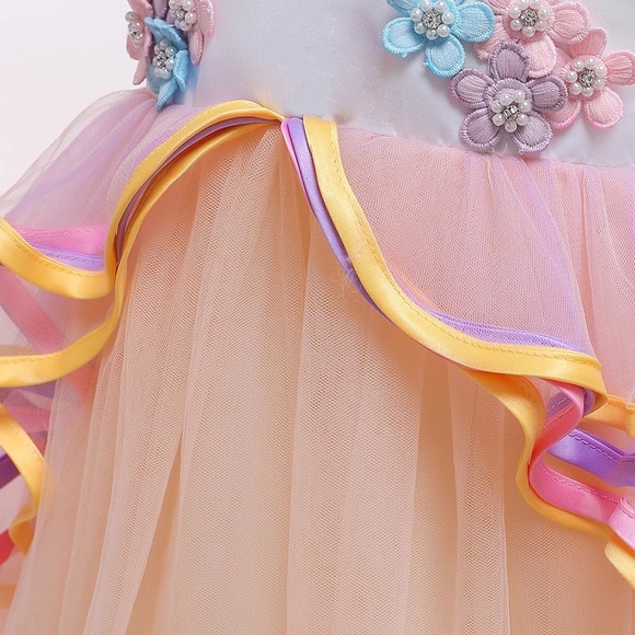 Luxury Princess Wedding Birthday Unicorn 🦄 Dress 5063 - Picture 5 of 7